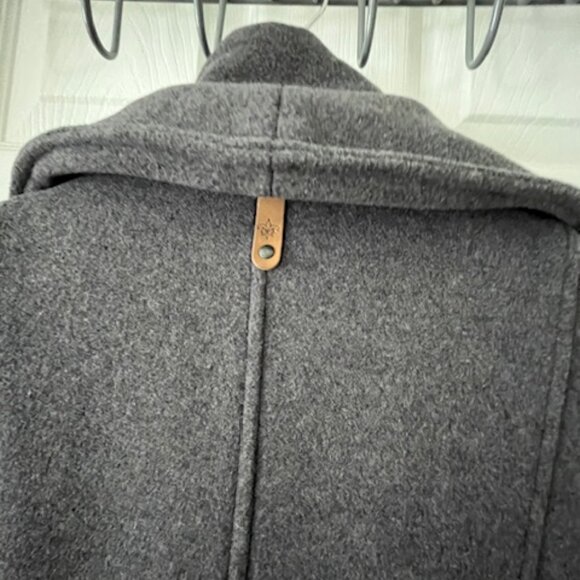 Mackage Nori wool/cashmere charcoal grey coat - Picture 13 of 14